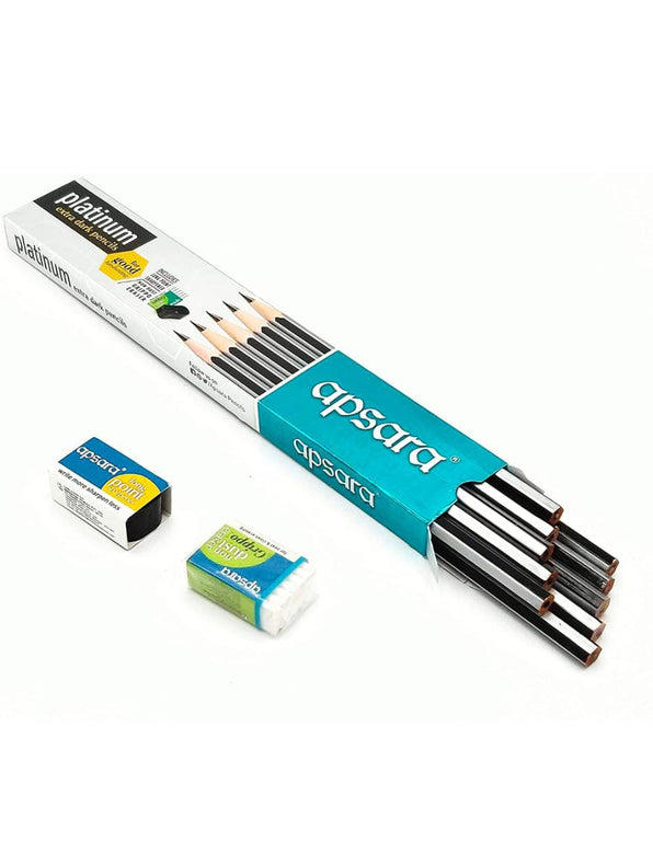 Is Apsara pencil Indian?, Is Apsara pencil and Nataraj the same company?, Who is the owner of Apsara pencils?, Which Apsara pencil is darkest?, Apsara Platinum Extra Dark Pencil (Pack of 10, Buy Apsara Pencils Online at Best Prices In India,