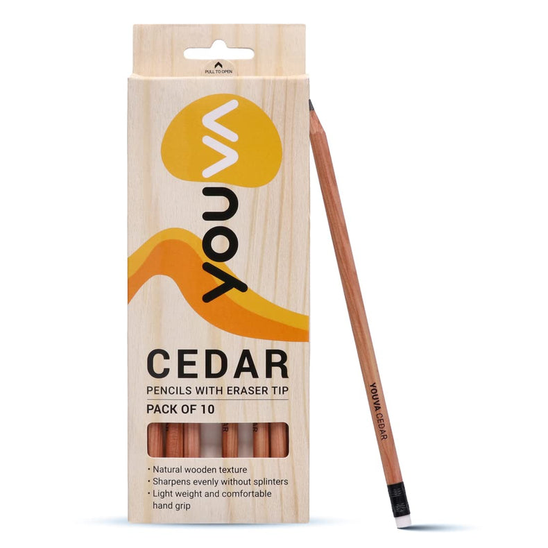 Navneet Youva | Cedar Pencils with Eraser Tip for, What cedar are pencils made of? Why is cedar good for pencils?, NAVNEET Youva Cedar Pencils with Eraser Tip, NAVNEET Youva Cedar Pencils with Eraser Tip, Navneet Youva Cedar Pencils with Eraser Tip,