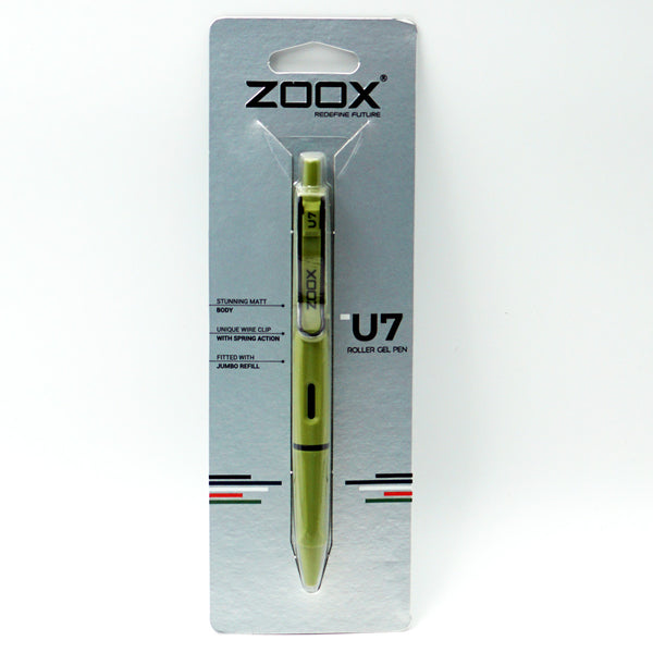 FLAIR ZOOX U7 ROLLER GEL PEN BLUE IN ASSORTED COLOURS – KundanTraders