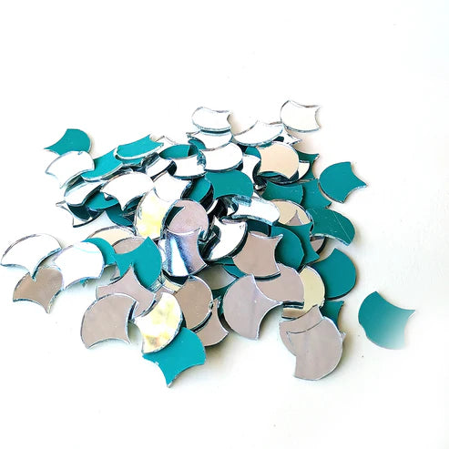 icraft Glass Mirror Beads – KundanTraders