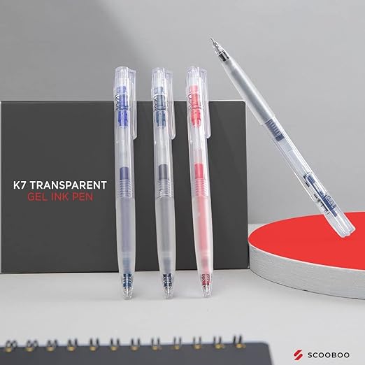 KaCo K7 transparent Gel Ink Pen (Blue) KACO K7 Transparent Blue