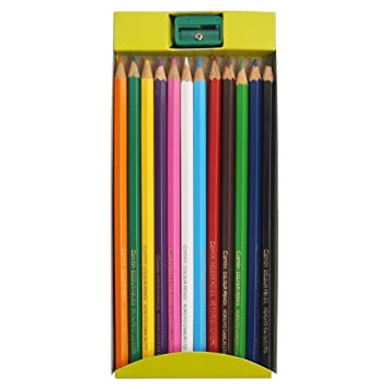 Camlin Color Pencils Full Size Pencil Colors Drawing Color Pencils 24  Shades