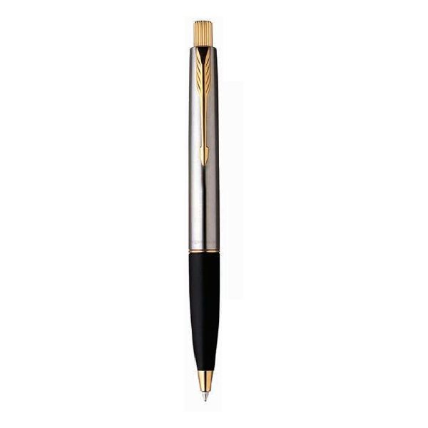 Parker Frontier Stainless Steel Refillable Ball Pen With Gold Trim