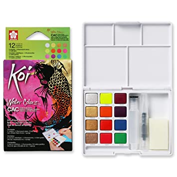 Sakura KOI Watercolors Set of 12 Colors