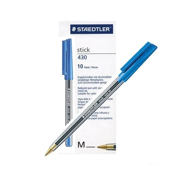 STAEDTLER Medium - Transparent Body Blue Ball Pen