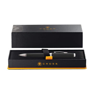 Cross Coventry Black Chrome Tone Trim Ballpoint Pen AT0662-6 - Image 6