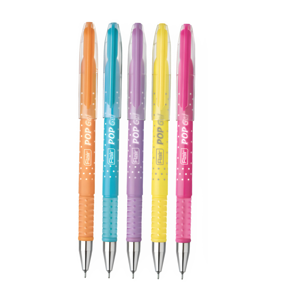 Flair Pop Gel Pen (Pack of 10)