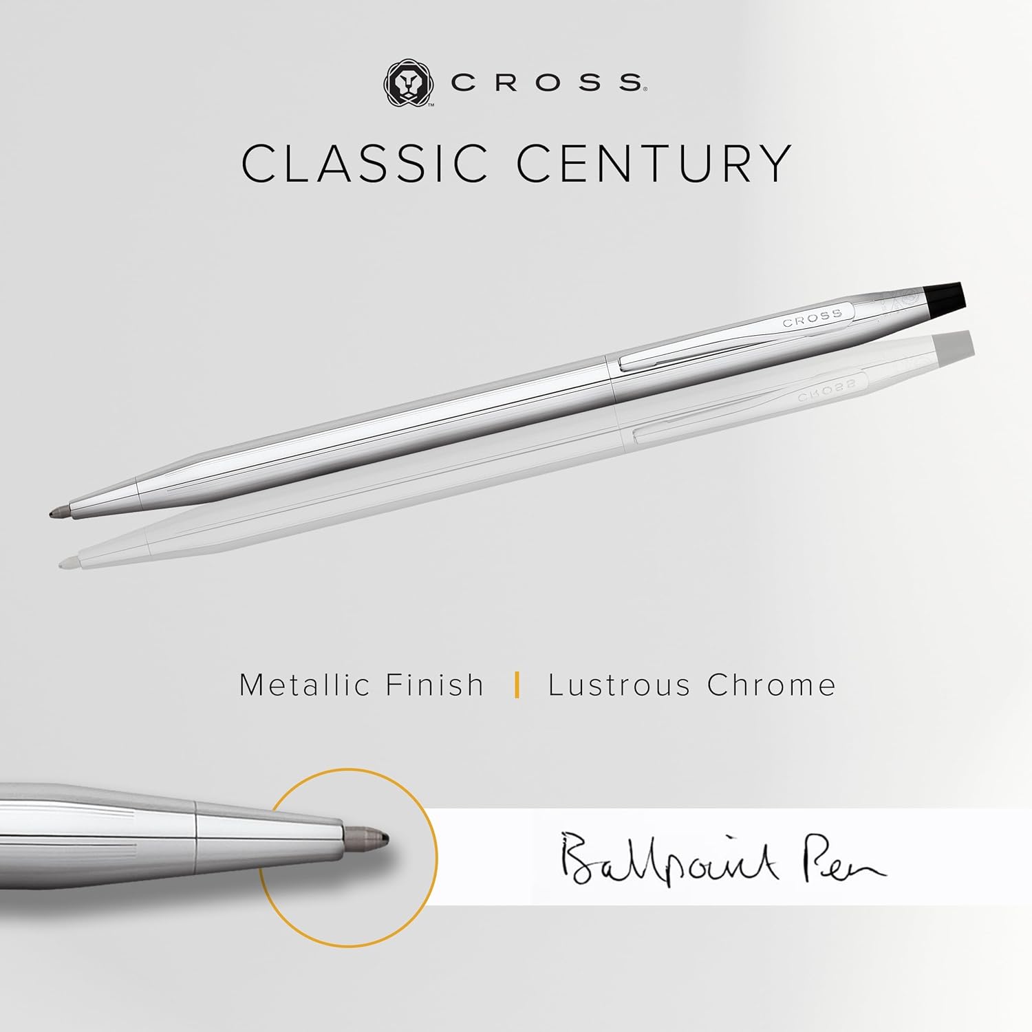 Cross Classic Century Ballpoint Pen (Lustrous Chrome)