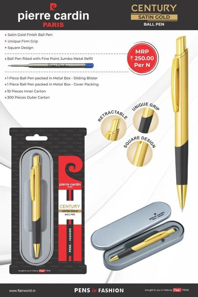 Satin Gold Flair Pierre Cardin Pierre Cardin Gold Finger Fountain