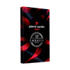 A Pierre Cardin Paris Embassy Gift Set box, featuring a black background with red abstract ribbon designs and white and red text, shown on a plain white background.