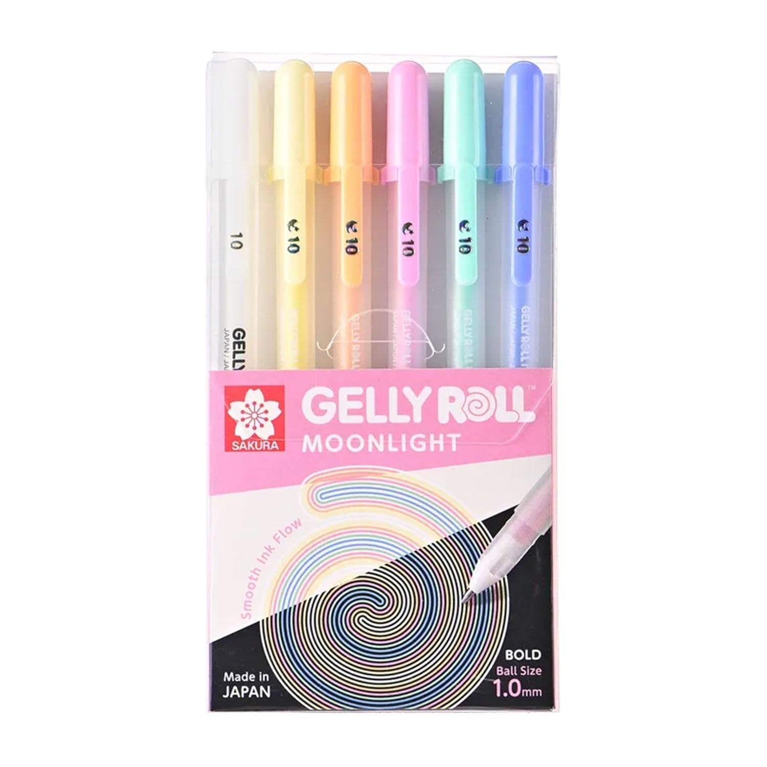Sakura Gelly Roll Moonlight Gelstifte – Set Mit 3 Galaxie-Farben, 0,35 Mm Strich