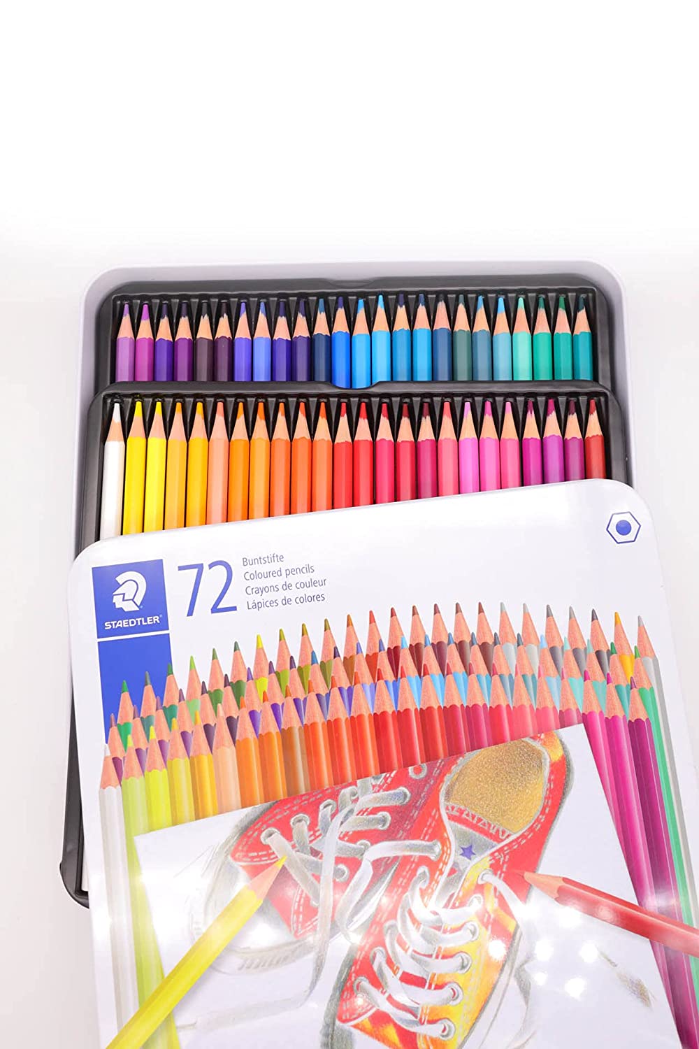 Staedtler 72 Shades Hexagonal Pencil Colors