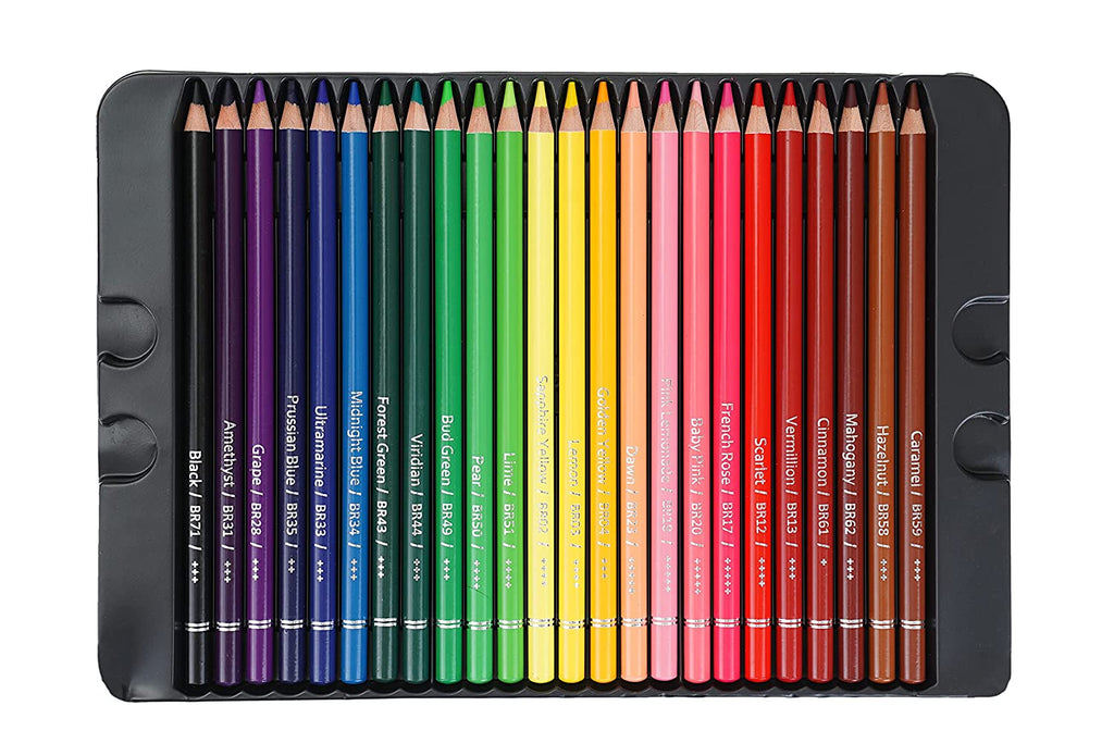 Arteza ARTEZA Colored Pencils, Professional Set of 48 Colors, Soft  Wax-Based Cores, Ideal for Drawing Art, Sketching, Shading 