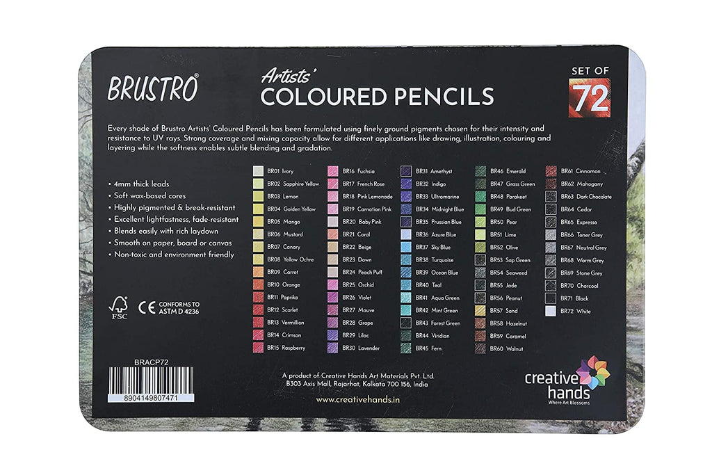 Buy Deli 24 Shades Color Pencils for Students, Professionals