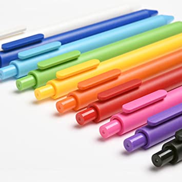 TOWON Retractable Gel Pens 20 Assorted Colors - 0.5mm Fine Point Colored  Ink Pen Set for Kids and Adults Note Taking, Journal, Coloring Book,  Planning - Cute Stationary Supplies 