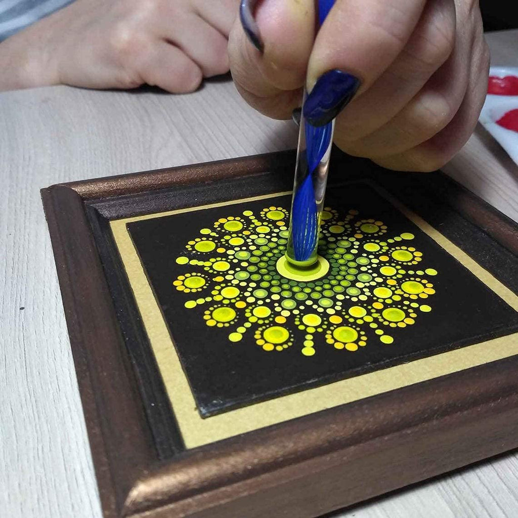 Little Birdie DIY Dot Art Mandala Rock Painting Kit Price - Buy Online at  Best Price in India