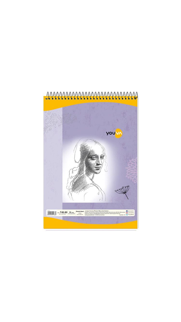 Navneet Youva | Spiral Long Notebook | A4 Size 21 cm x 29.7 cm | Single  Line| 172 Pages| Pack of 3: Buy Online at Best Price in India - Snapdeal