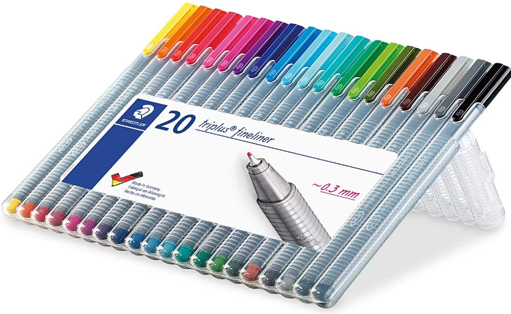 National Bookstore Staedtler Fineliner Pens Staedtler Triplus Fineliner 20 Shades – KundanTraders