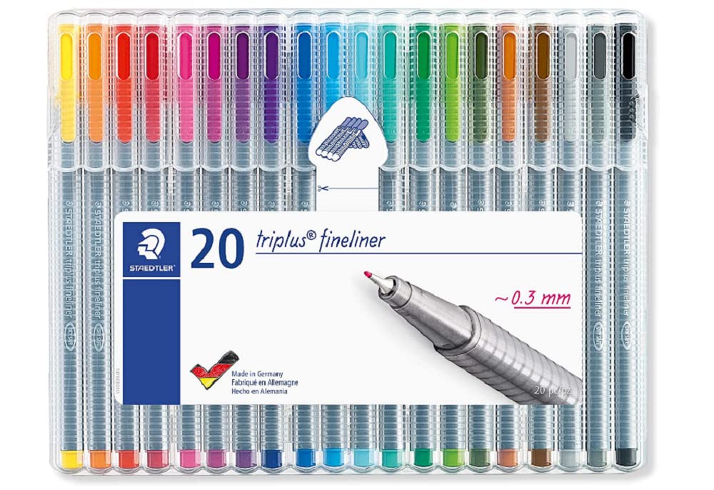 Staedtler Triplus Fineliner 20 Shades