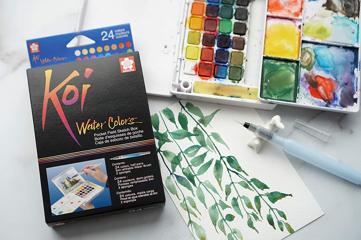 Sakura KOI Watercolors Set of 24 Colors